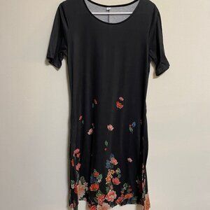 Black Floral Dress